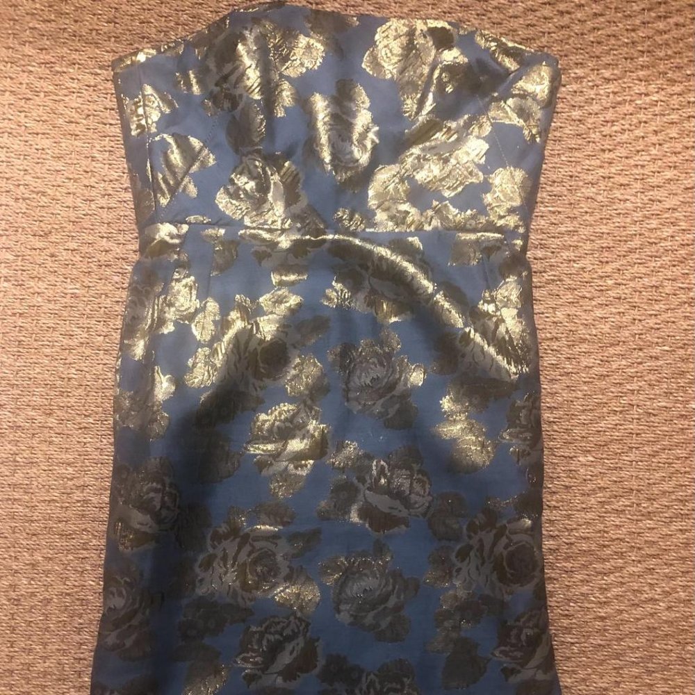 Etcetera formal wear mini, strapless sheath dress